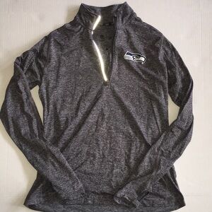 Nike NFL Dri-fit Long Sleeve Athletic Top | Seahawks | Heather Gray | L